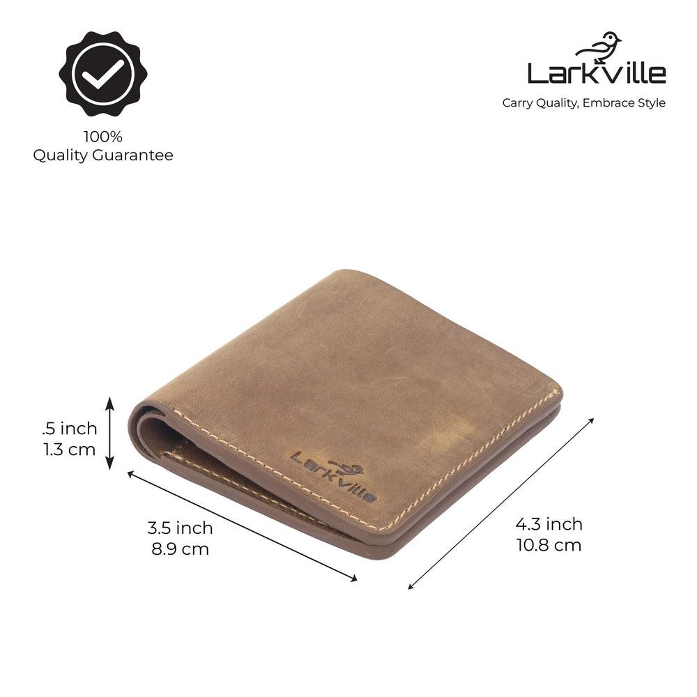 Foundry vertical bifold wallet dimensions, 4.3 by 3.5 inches