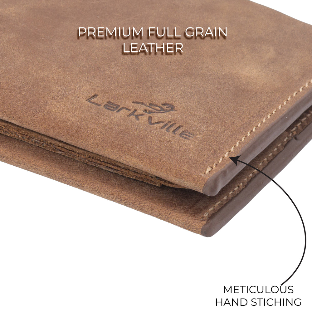 Drifter crazy horse leather bifold wallet, photo 7
