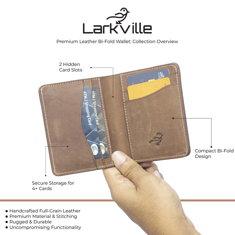 Foundry vertical bifold leather wallet, photo 2