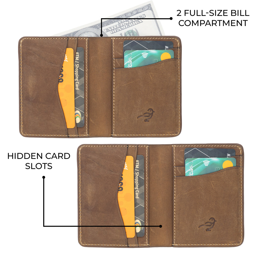 Foundry vertical bifold leather wallet, photo 3