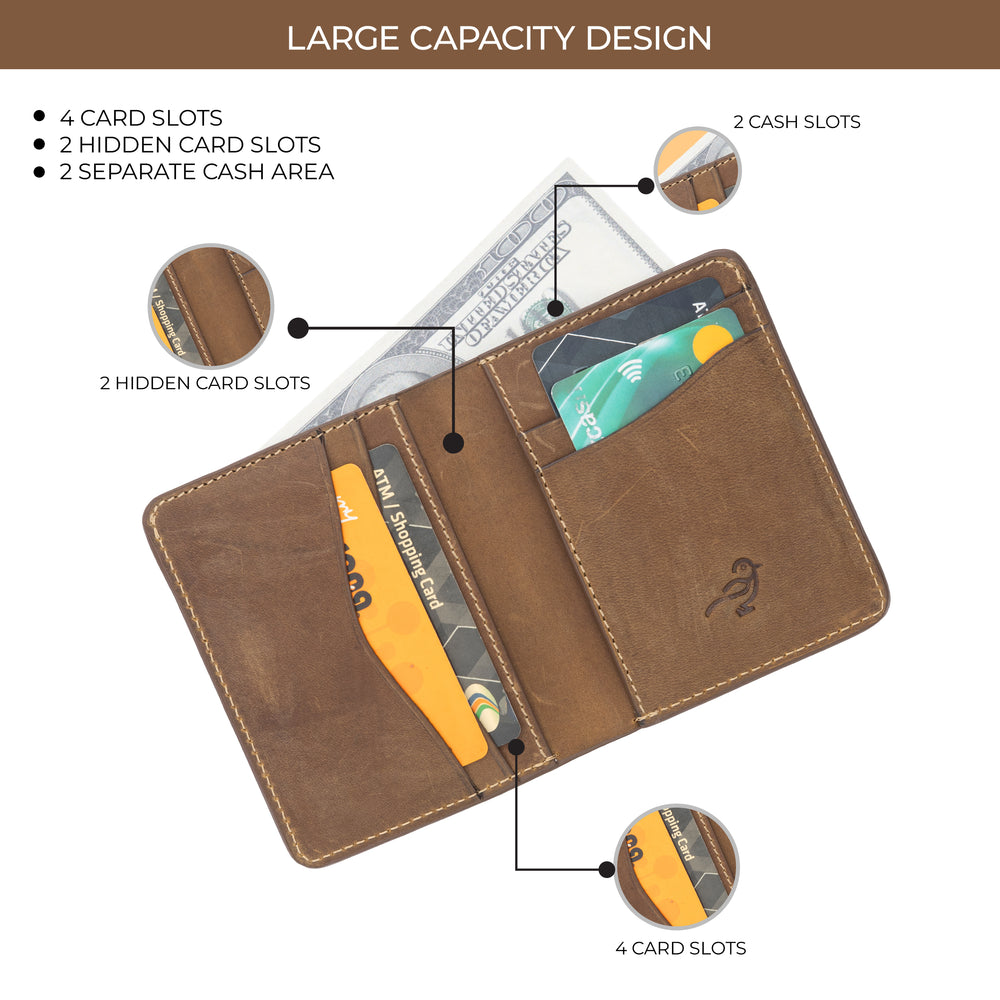 Foundry vertical bifold leather wallet, photo 4