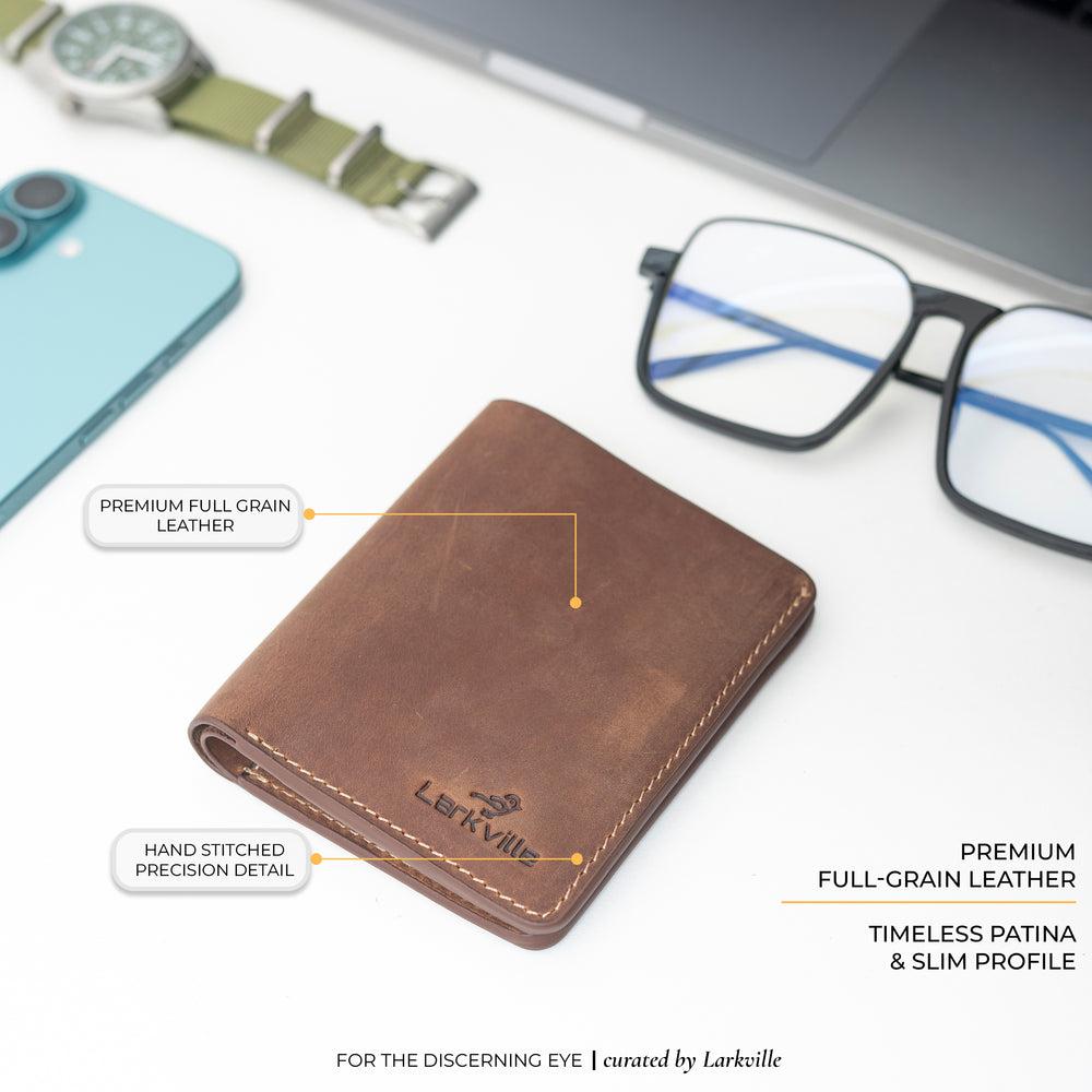 Foundry vertical bifold leather wallet, photo 6