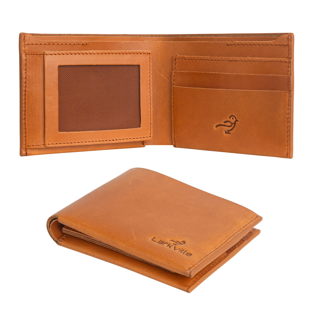 Heritage Bifold full grain leather wallet in Natural, photo 6