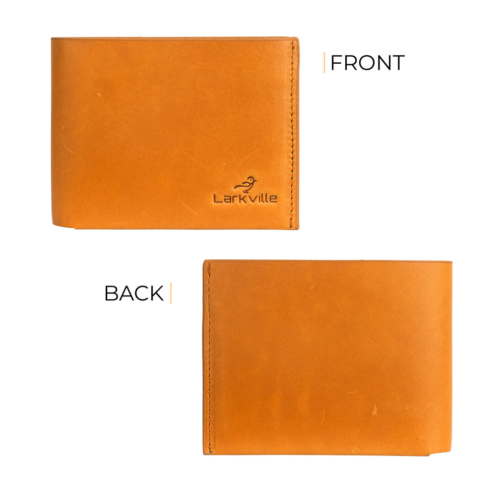 Heritage Bifold full grain leather wallet in Natural, photo 8