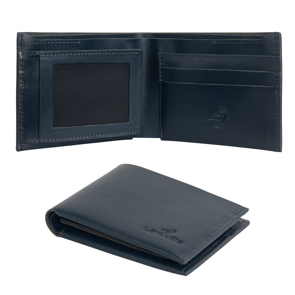Heritage Bifold full grain leather wallet in Navy, photo 8