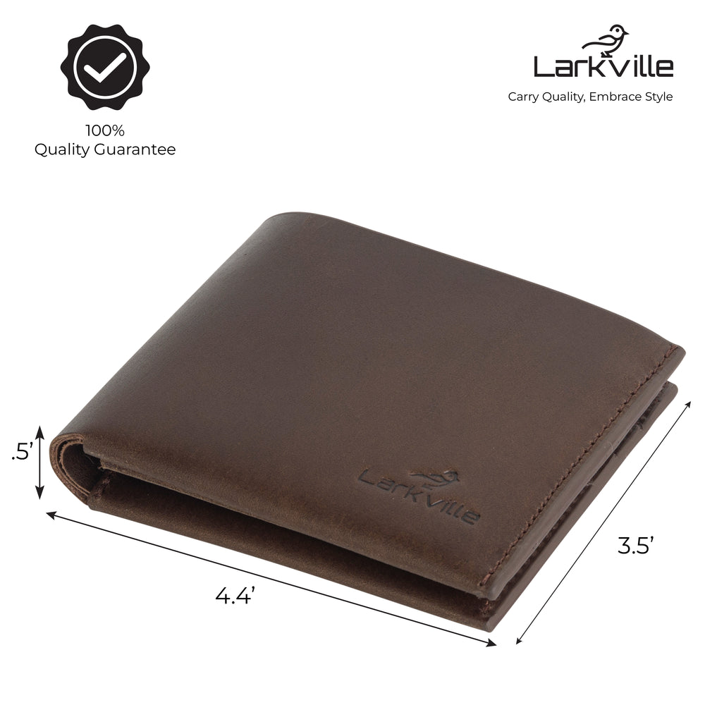 Heritage Bifold full grain leather wallet in Nut Brown, photo 7