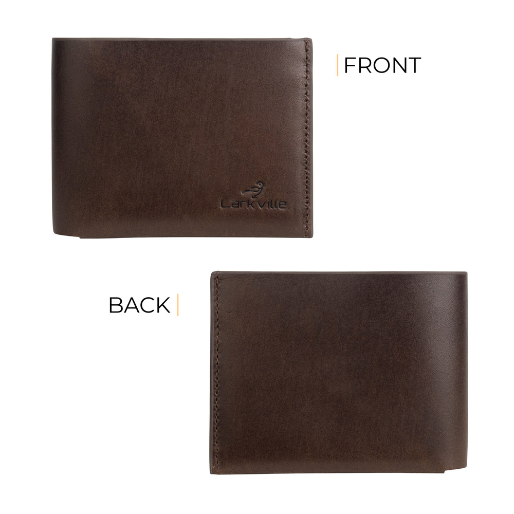 Heritage Bifold full grain leather wallet in Nut Brown, photo 8
