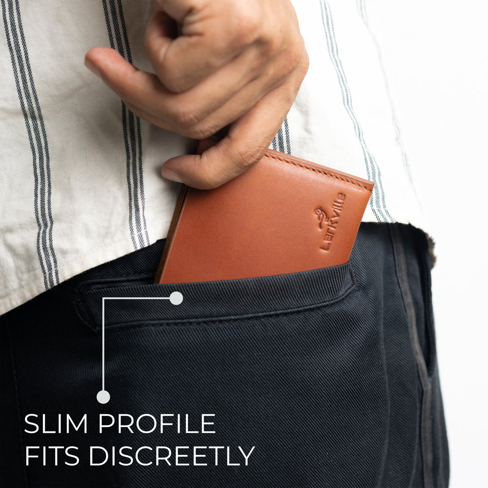Heritage Bifold full grain leather wallet in Brown, photo 7