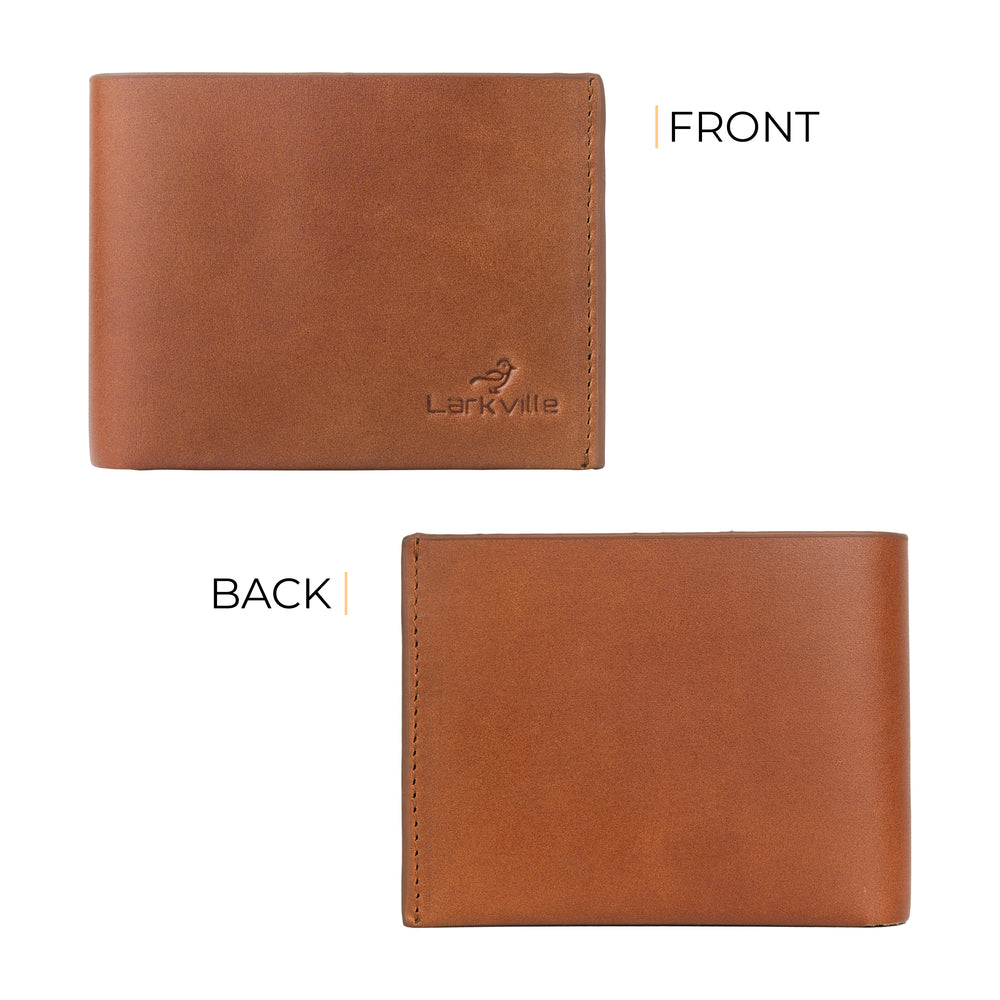 Heritage Bifold full grain leather wallet in Brown, photo 10