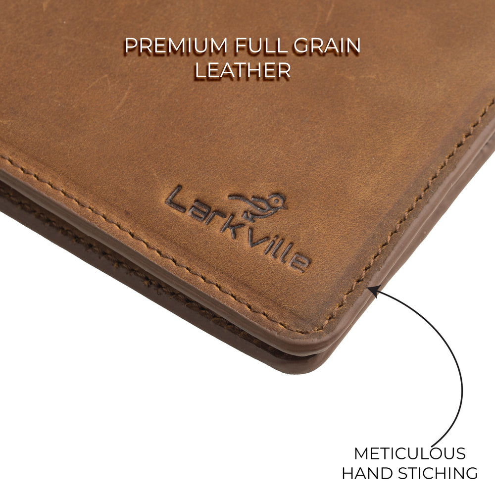 Wayfarer crazy horse leather bifold wallet, photo 9